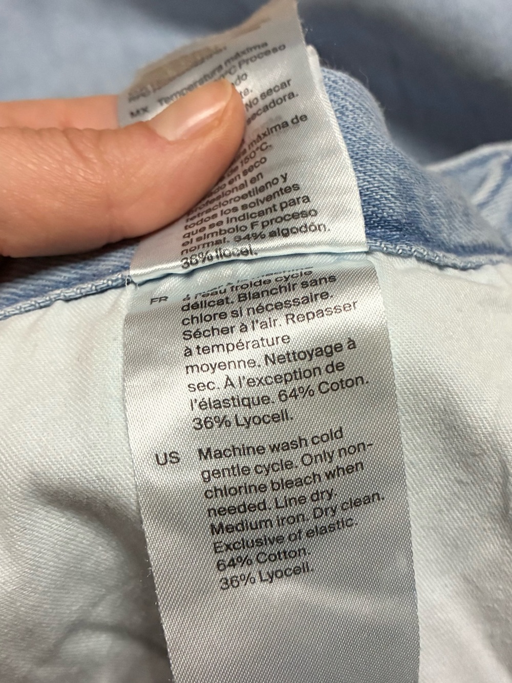 COS Pleated Denim Shorts - Picture 7 of 7